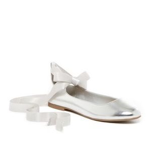 Aldo Malbaie Ballerina Flats in Silver